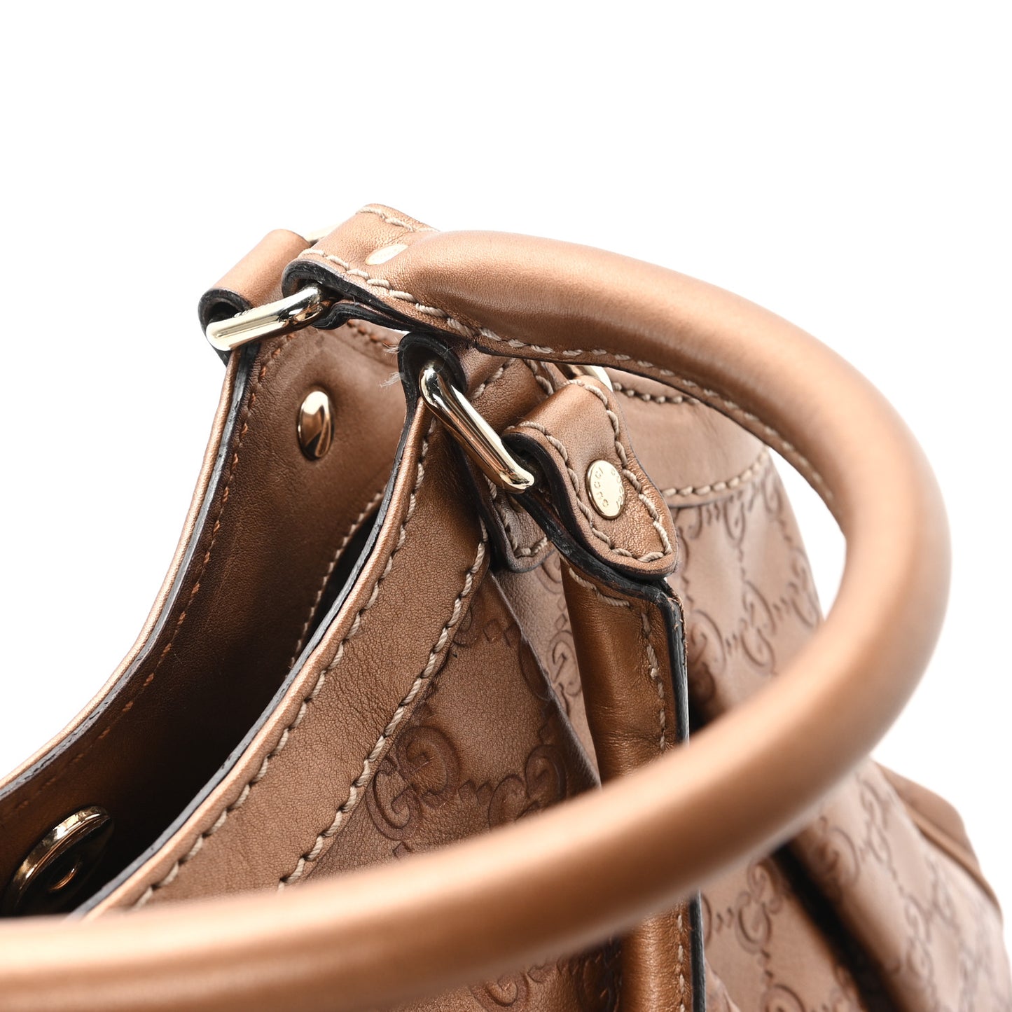 Guccissima Medium Sukey Tote Brown