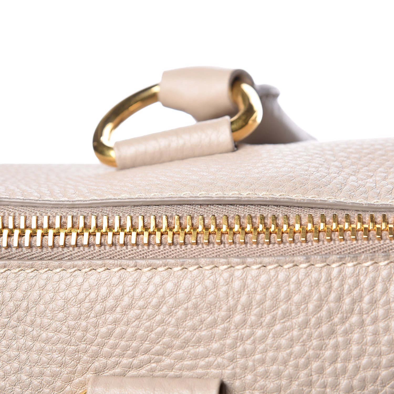 Prada Vitello Daino Bauletto Tote Pomice 12 of 17
