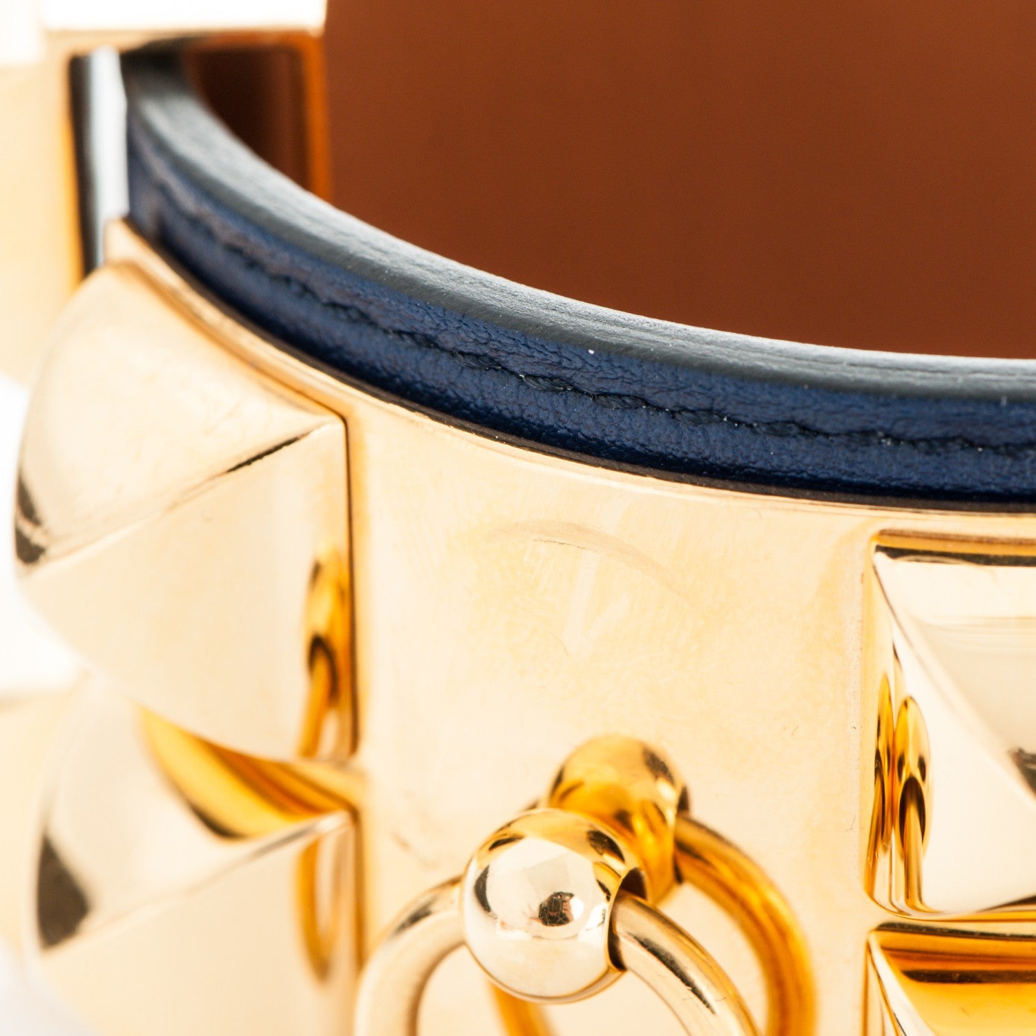 Hermes Swift Collier De Chien CDC Bracelet Small Bleu Saphir 6 of 6