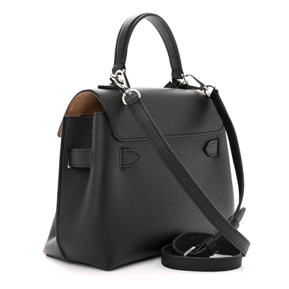 Louis Vuitton Calfskin Lockme Ever BB Black 3 of 9
