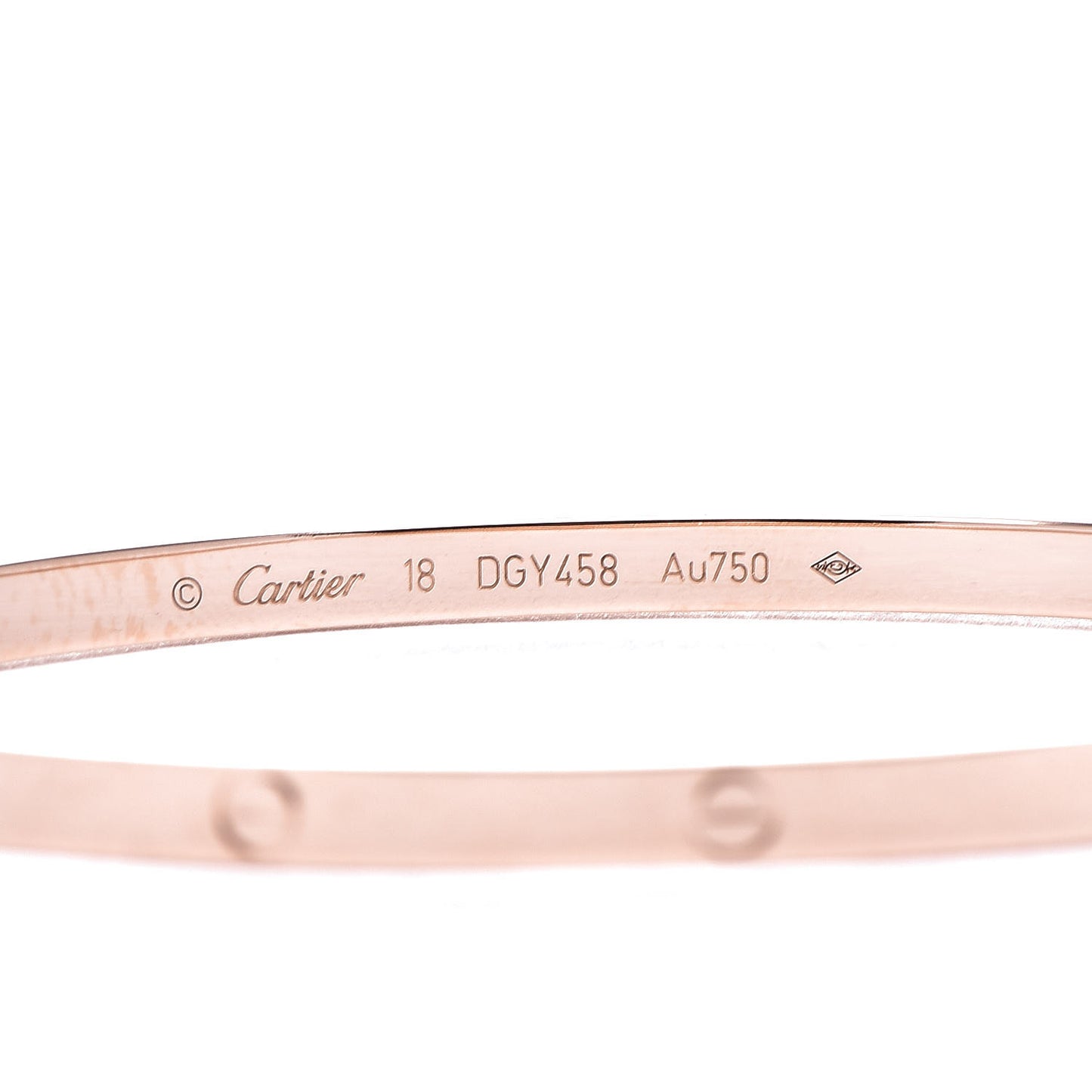 18K Pink Gold Small LOVE Bracelet 18
