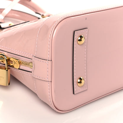 Louis Vuitton Vernis Alma BB Rose Ballerine 8 of 9
