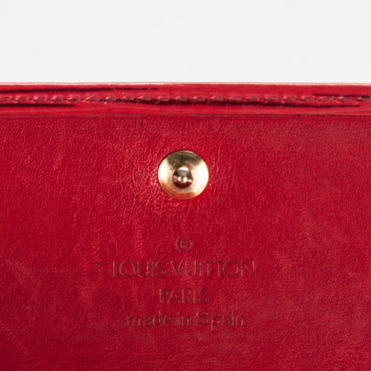 Louis Vuitton Epi Porte Tresor International Wallet Castillan Red 5 of 7