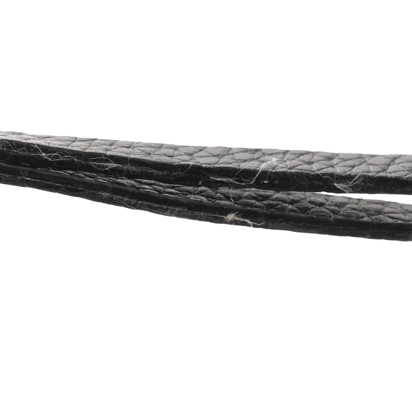 Drummed Calfskin Mini Belt Bag Black