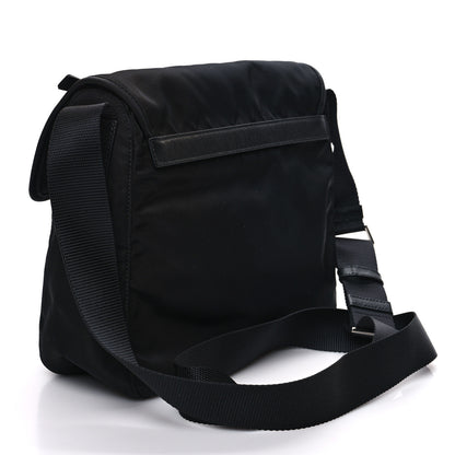 Prada Tessuto Nylon Saffiano Small Vela Messenger Black 3 of 8