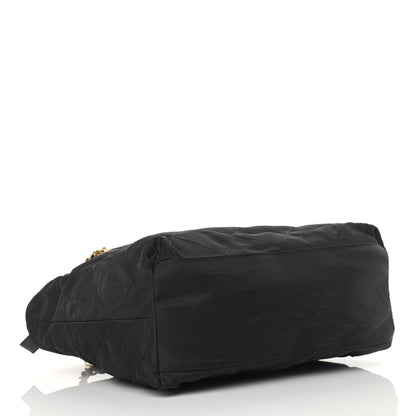 Prada Tessuto Nylon Chain Shoulder Bag Black 3 of 10
