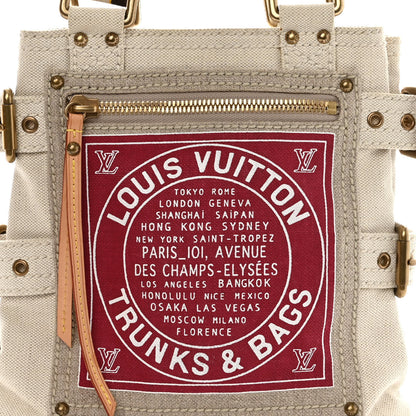 Louis Vuitton Toile Globe Shopper Cabas PM Red 7 of 13