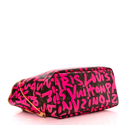 Louis Vuitton Monogram Graffiti Neverfull GM Fuchsia 4 of 10