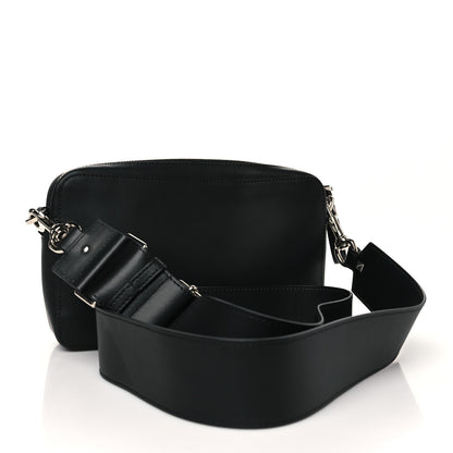 Valentino Garavani Calfskin VLTN Print Crossbody Bag Black 3 of 9