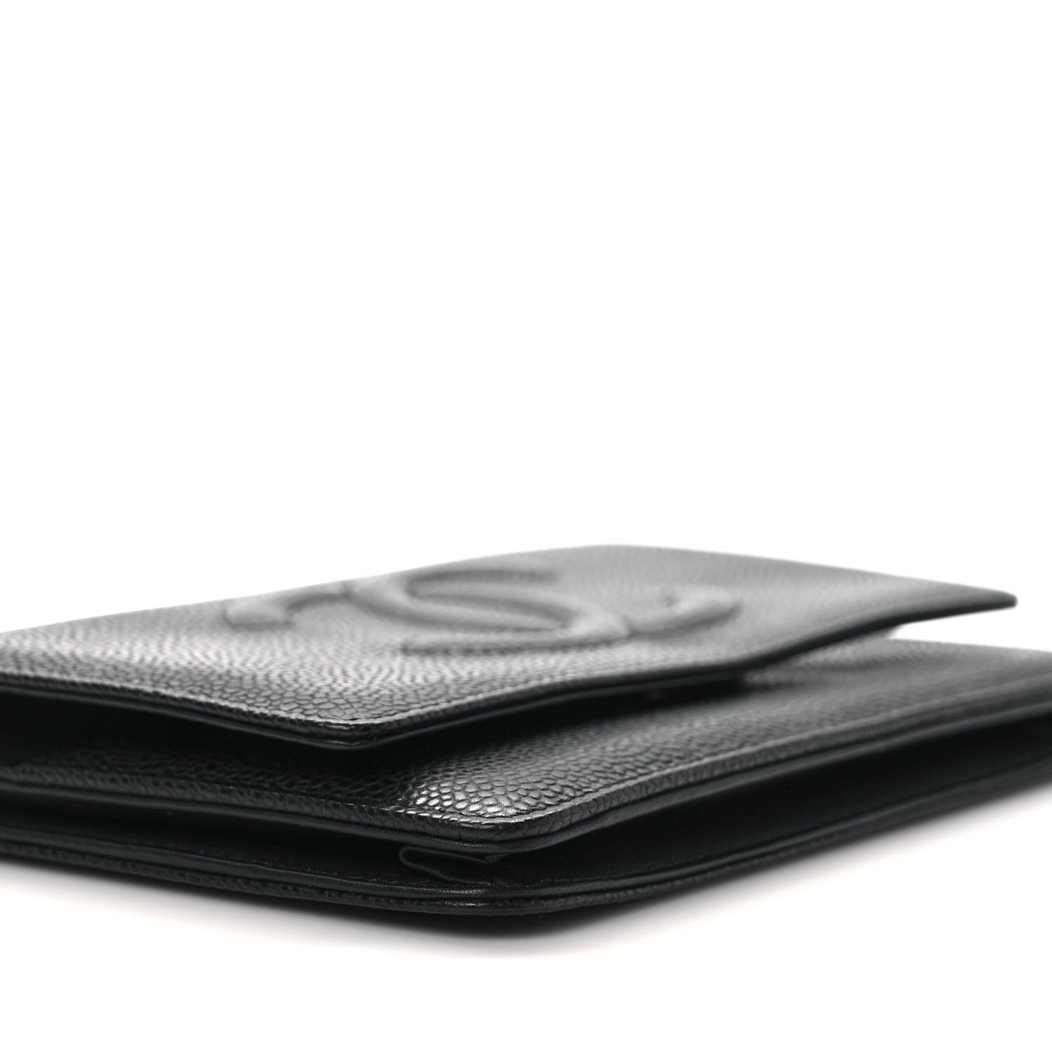 Chanel Caviar Timeless CC Wallet On Chain WOC Black 8 of 10