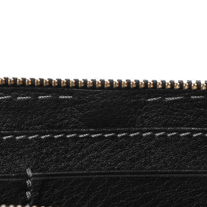Chloe Grained Calfskin Marcie Long Zip Around Wallet Black 11 of 11