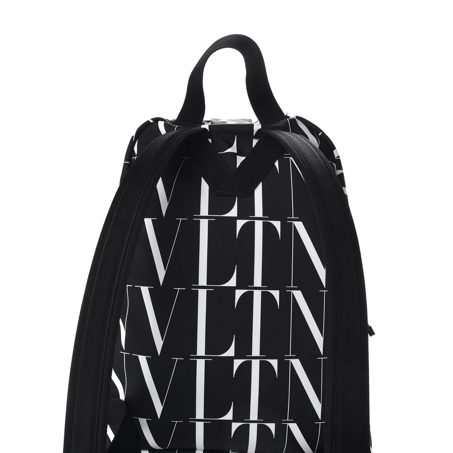 Nylon VLTN Times Backpack Black White