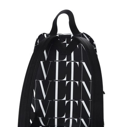 Valentino Garavani Nylon VLTN Times Backpack Black White 8 of 8
