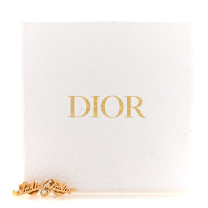 Christian Dior Crystal Pearl J'Adior Earrings Gold 5 of 5
