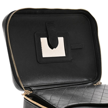 Chanel Caviar Quilted Large CC Filigree Vanity Case Black 6 of 11