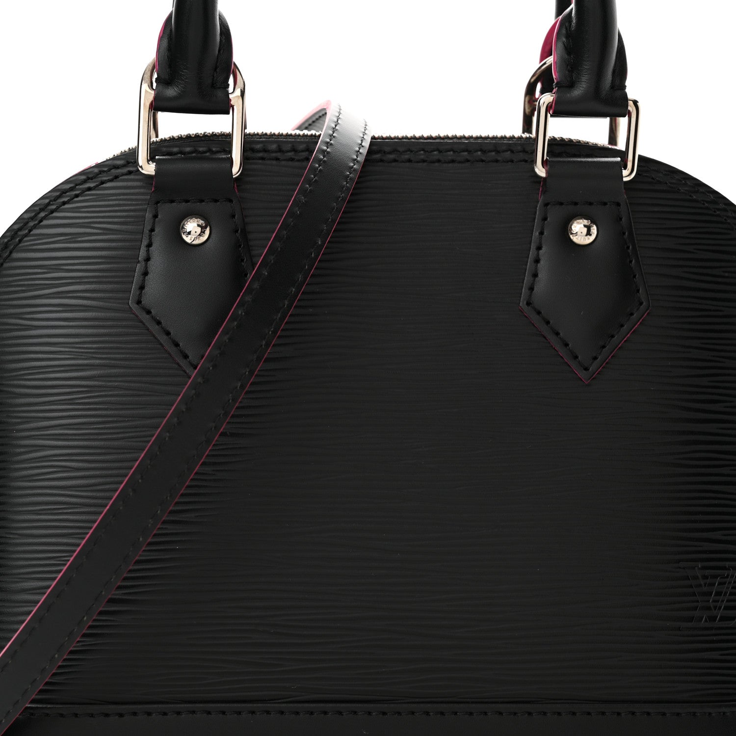 Louis Vuitton Epi Alma BB Black Hot Pink 8 of 12
