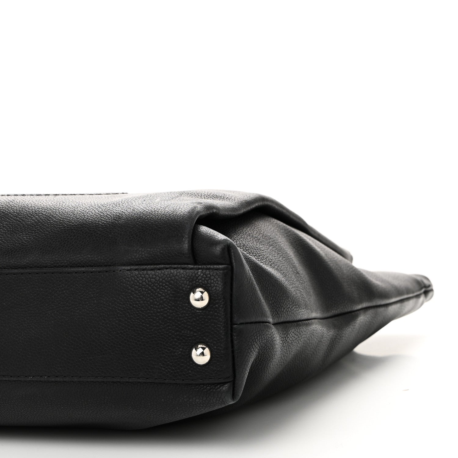 Chanel Caviar Large CC Tuck Tote Black 10 of 11
