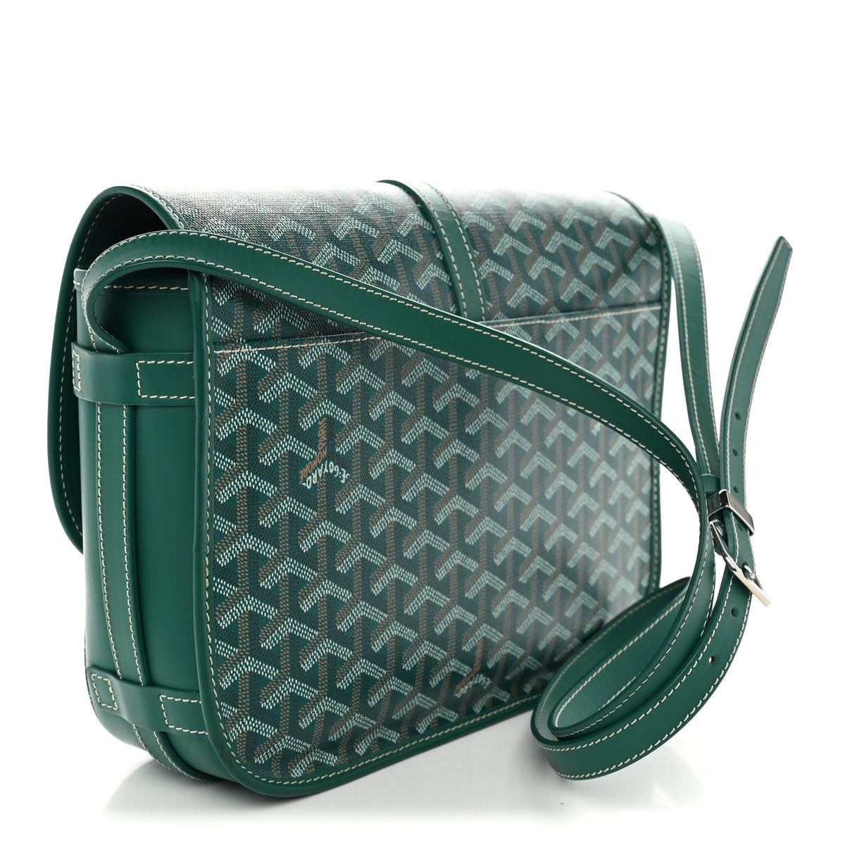 Goyard Goyardine Belvedere II MM Messenger Bag Green 2 of 9