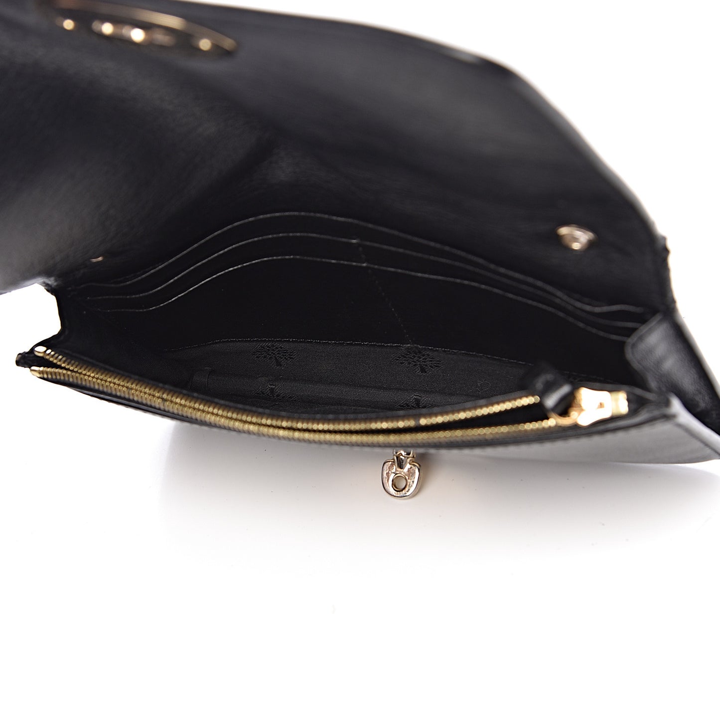 Grainy Print Bayswater Clutch Wallet Black
