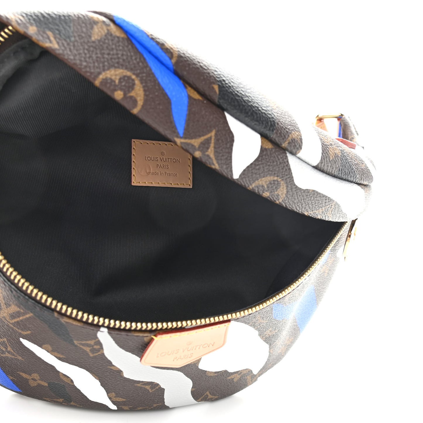 X LOL Monogram Bumbag Blue Silver