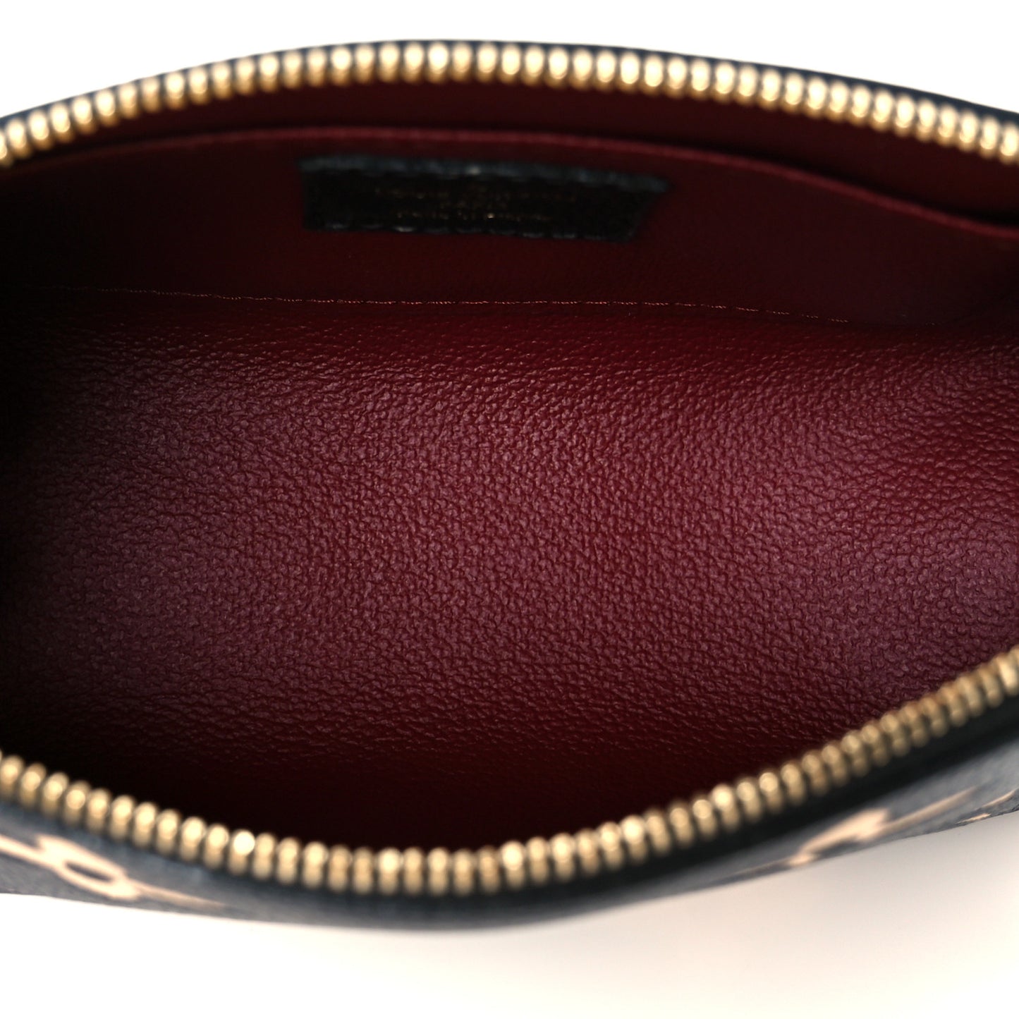 Empreinte Monogram Giant Cosmetic Pouch Black Beige