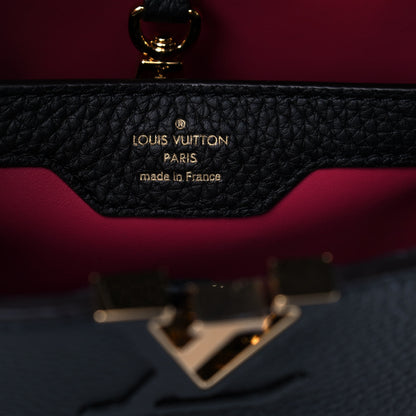 Louis Vuitton Taurillon Capucines BB Black 6 of 9