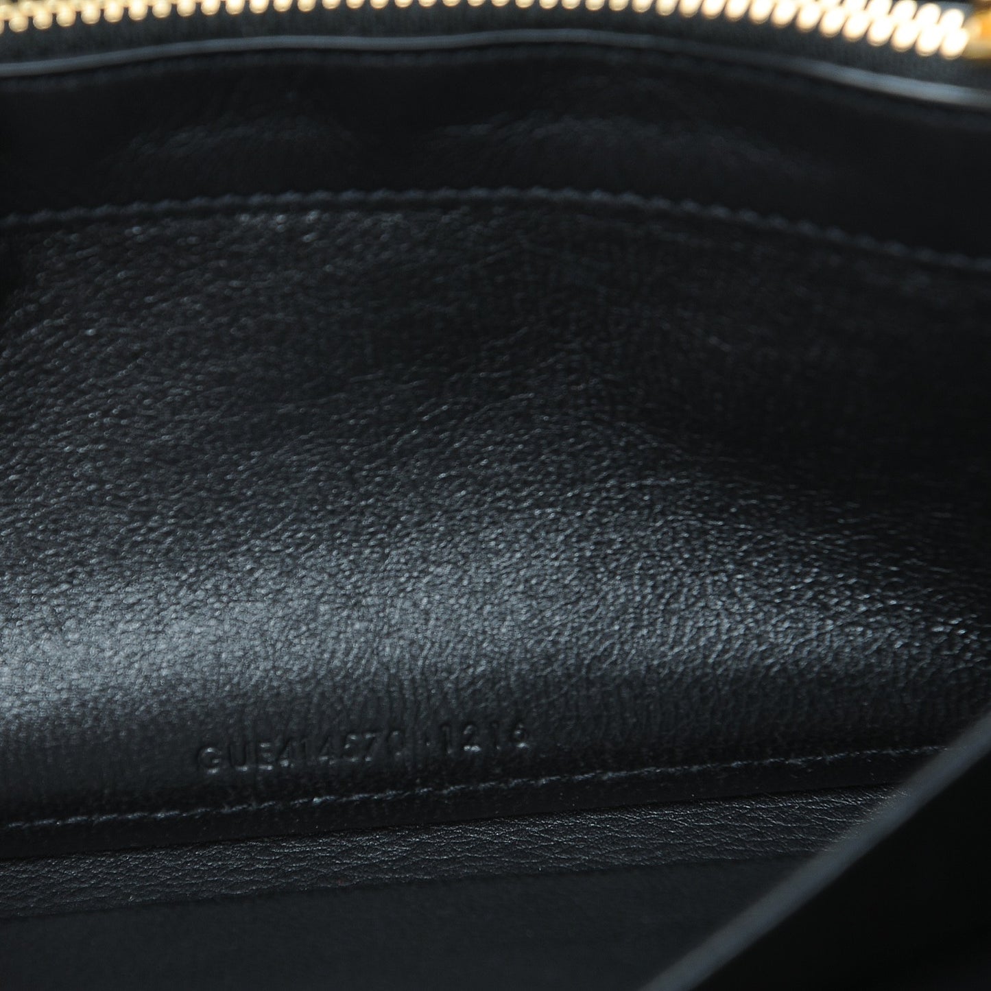 Calfskin Monogram Zip Around Wallet Black