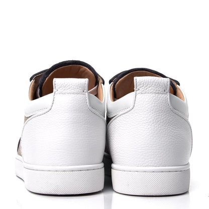 Christian Louboutin Calfskin Mens Rantulow Orlato Flat Sneakers 45 White Grey 4 of 6
