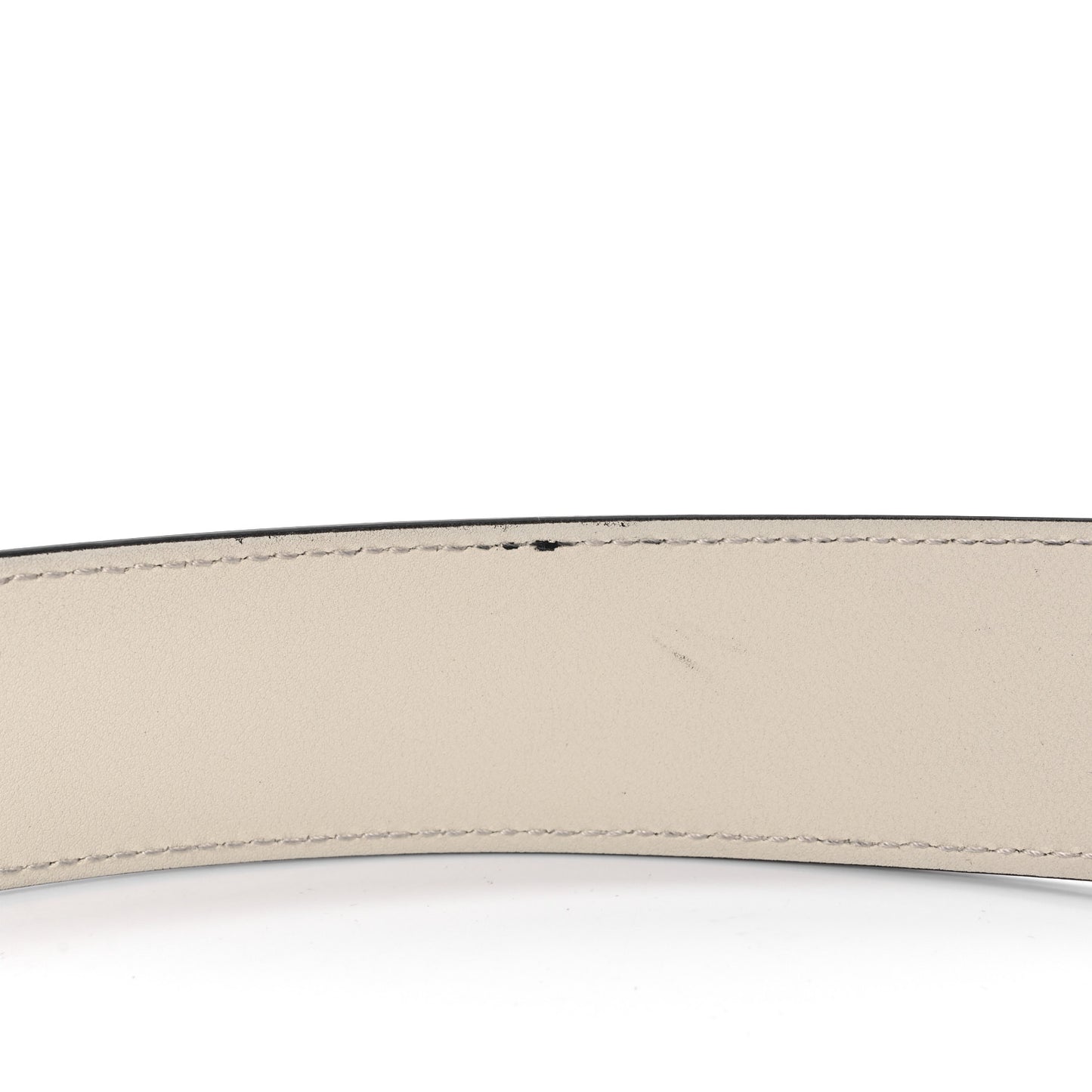 Calfskin Double G 40mm Belt 95 38 Mystic White