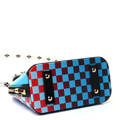Louis Vuitton Epi Damier Race Alma BB Blue Vert 3 of 4