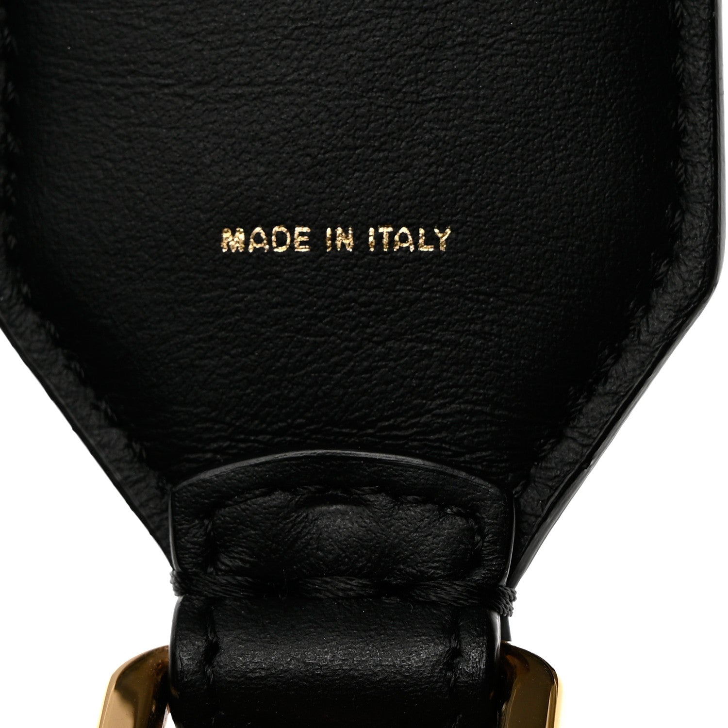 Fendi Calfskin F is Fendi FF Studded Strap Black 5 of 5