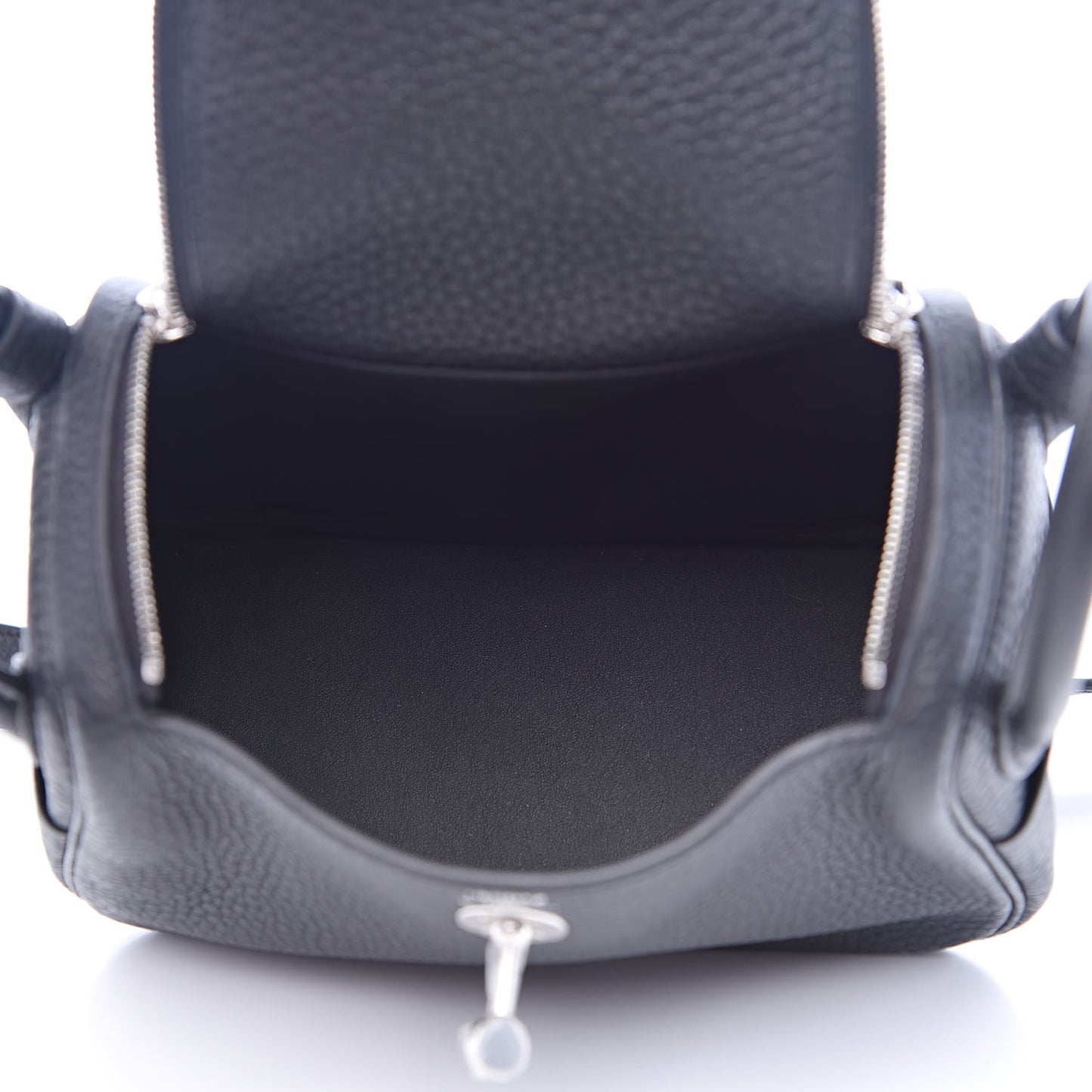 Taurillon Clemence Mini Lindy 20 Black