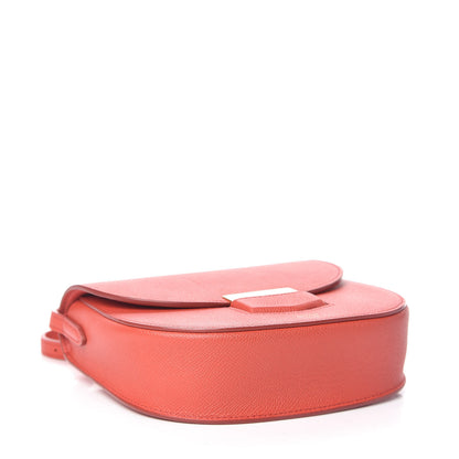 Celine Grained Calfskin Small Trotteur Poppy 4 of 10