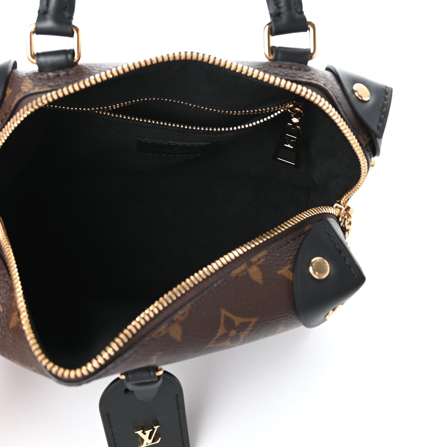 Louis Vuitton Monogram Petite Malle Souple Black 5 of 9