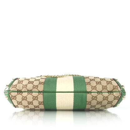 Gucci Monogram Large Horsebit Web Shoulder Bag 5 of 9
