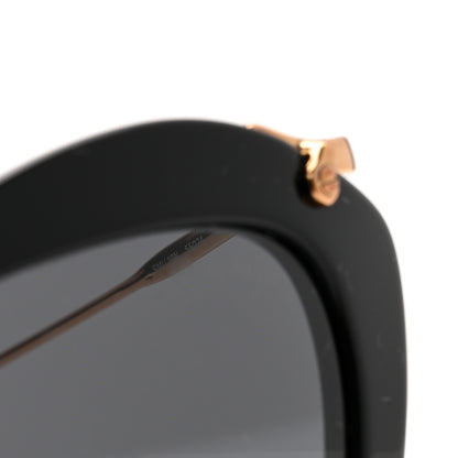 Miu Miu Acetate Metal Cat Eye Sunglasses SMU10N Black 8 of 10