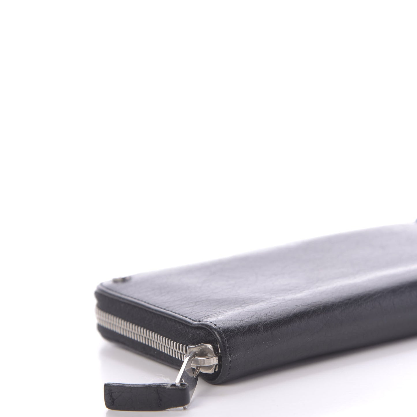 Agneau Arena Nappa Glover Classic Continental Zip Around Wallet Black