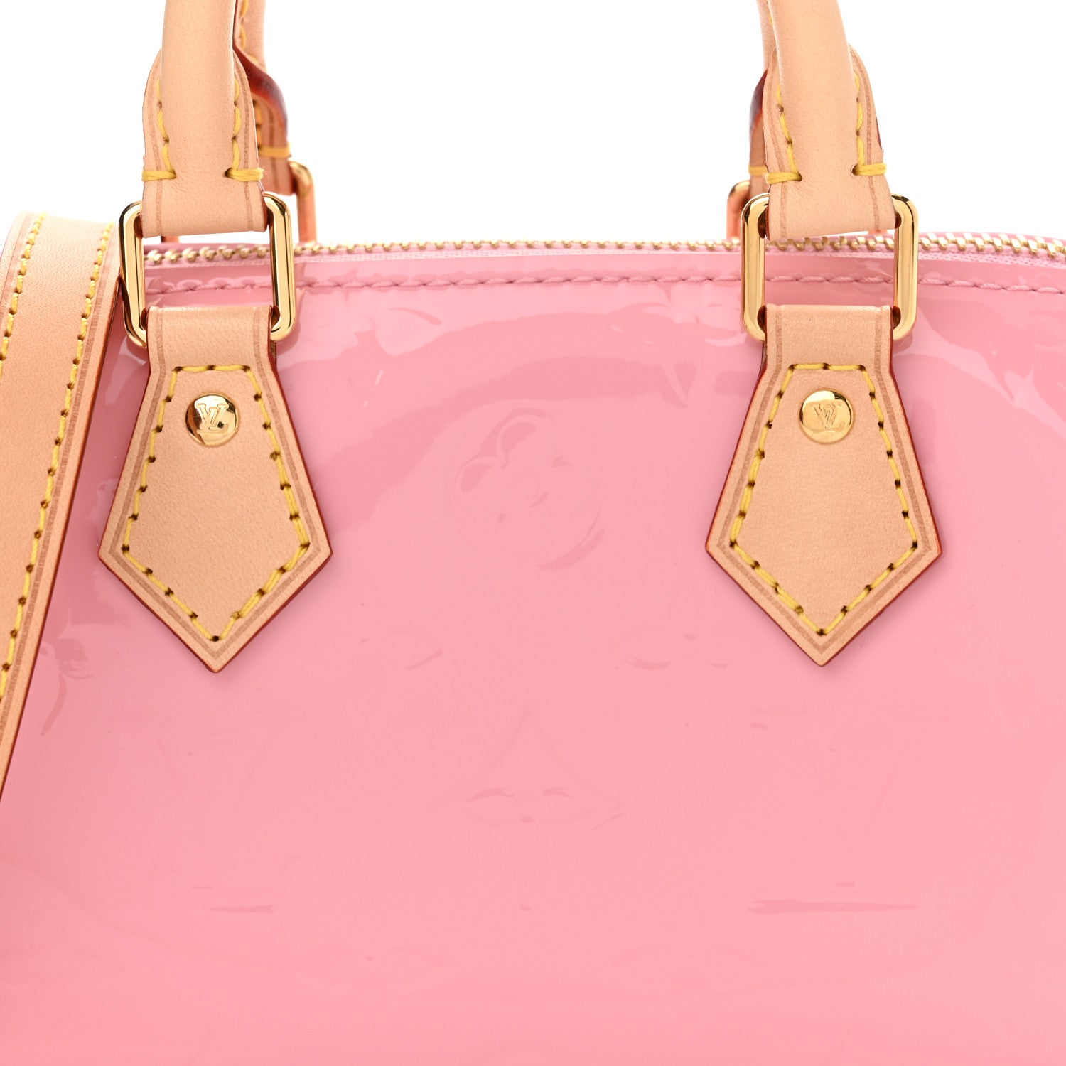 Louis Vuitton Vernis Monogram Nano Speedy Mochi Pink 7 of 11