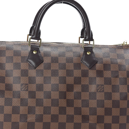 Louis Vuitton Damier Ebene Speedy Bandouliere 35 7 of 10