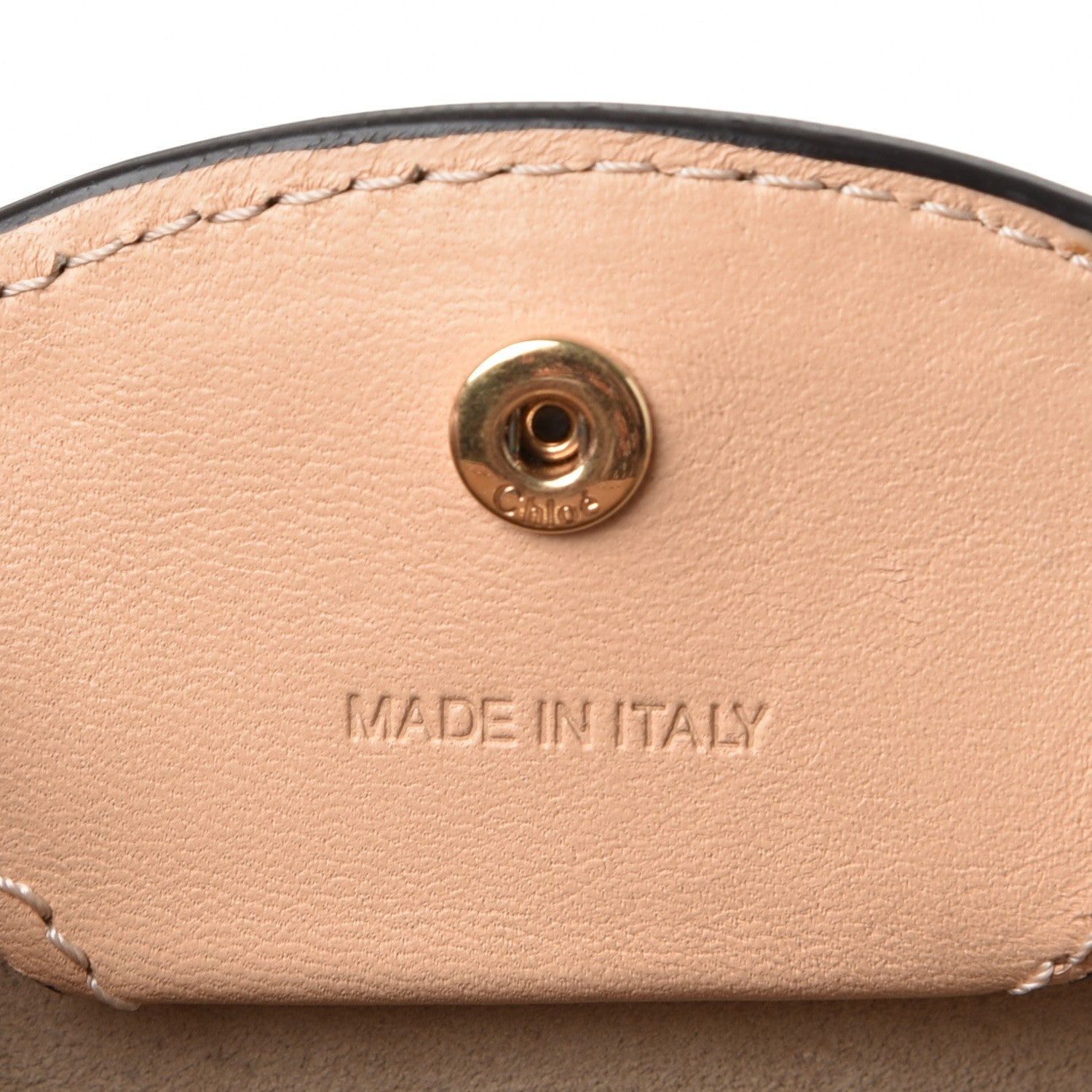 Chloe Suede Calfskin Mini Sac Drawstring Blush Nude 8 of 9