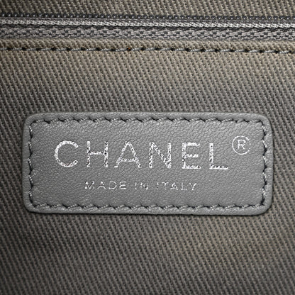 Chanel Patent Calfskin Quilted Paris Bombay Medallion Embellished Medium Boy Flap Black 6 of 12