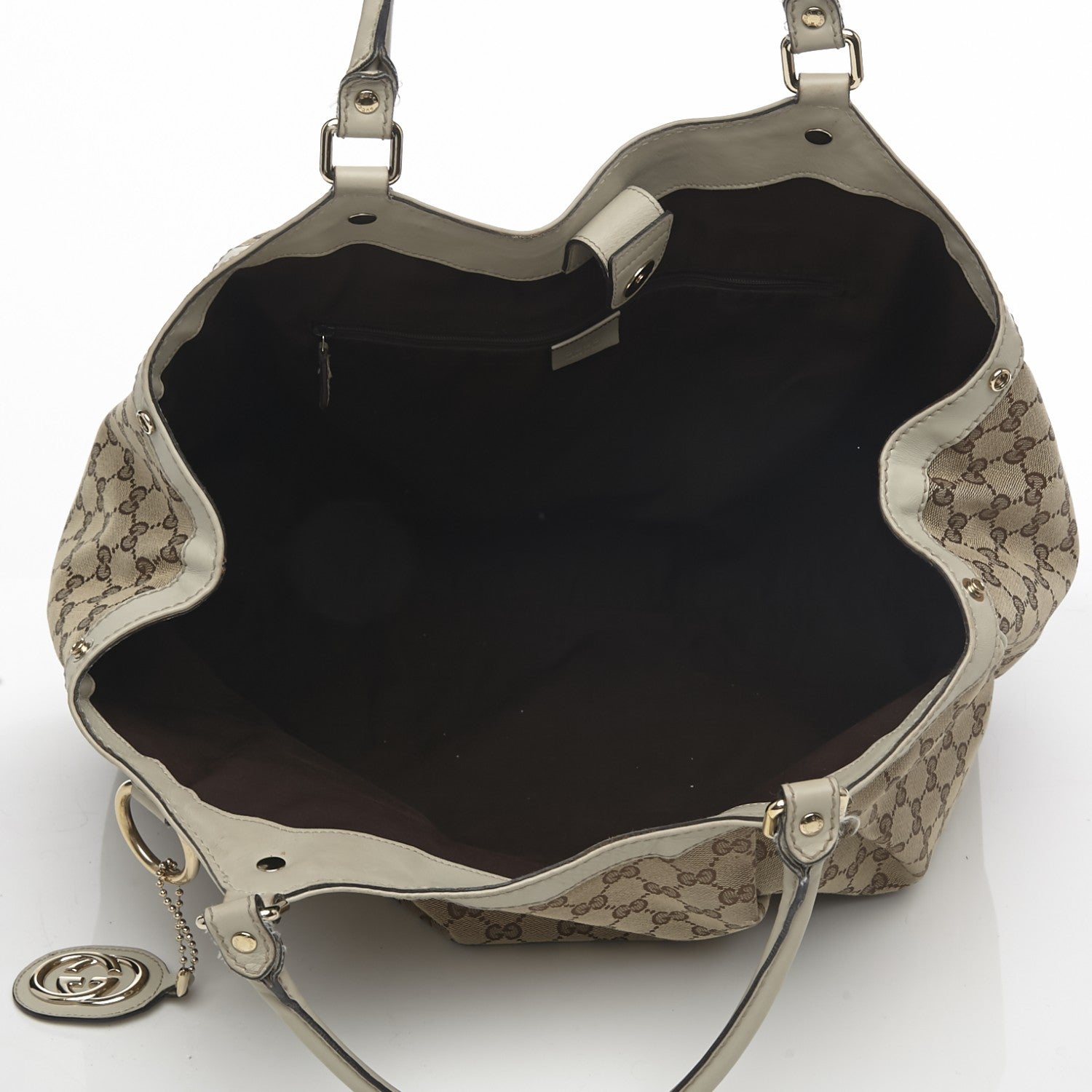 Gucci Monogram Large Sukey Tote Off White 7 of 10