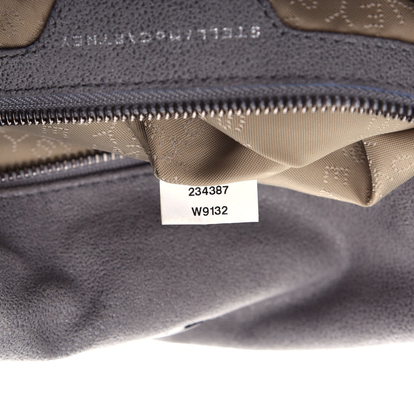 Shaggy Deer Falabella Fold Over Tote Grey