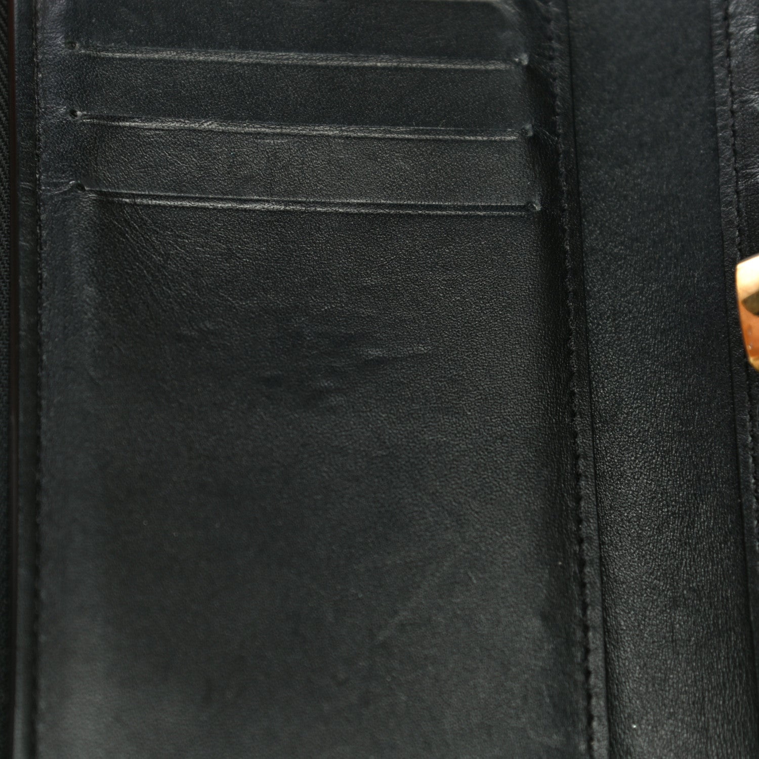 Louis Vuitton Monogram Flower Lock Compact Wallet Black 12 of 14