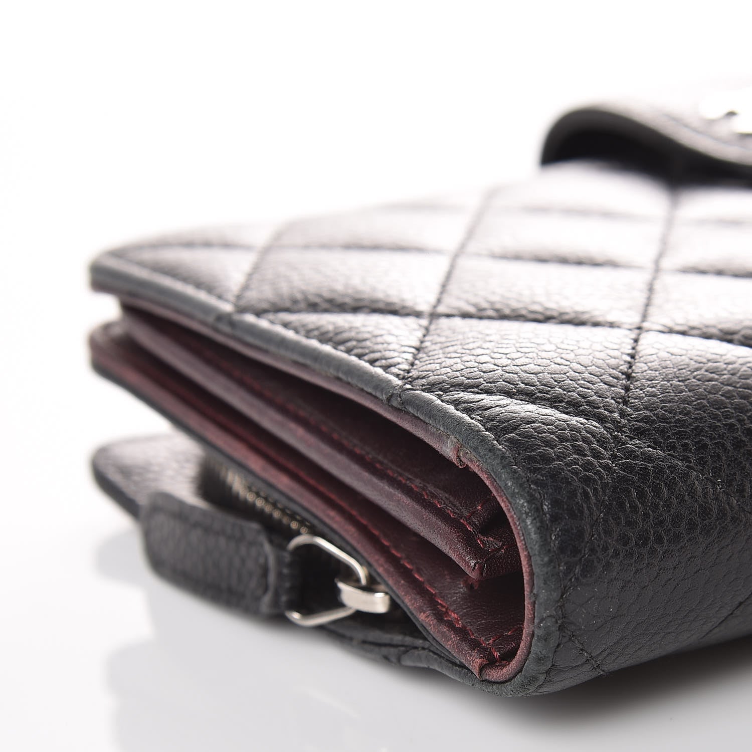 Chanel Caviar Quilted CC French Wallet Black 12 of 13