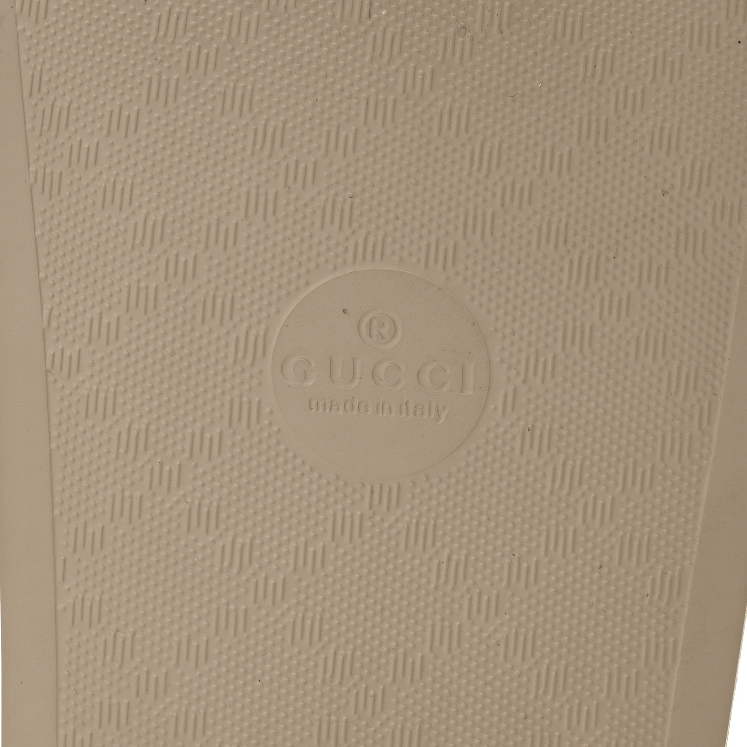 Gucci X KEN SCOTT Rubber Infinity Giardino d Apri Interlocking G Womens Pool Slide Sandals 37 Ivory Pink Wild Rose 7 of 8