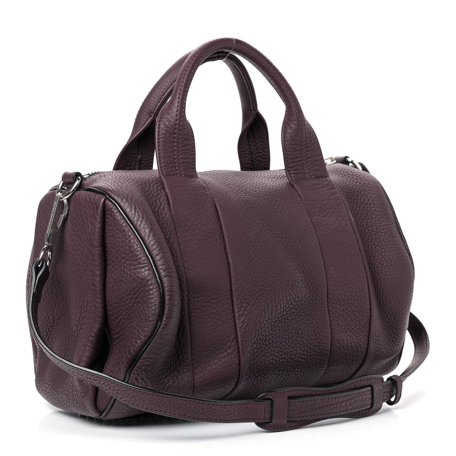 Alexander Wang Soft Pebbled Lambskin Rocco Oxblood Nickel Hardware 3 of 9