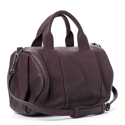 Alexander Wang Soft Pebbled Lambskin Rocco Oxblood Nickel Hardware 3 of 9