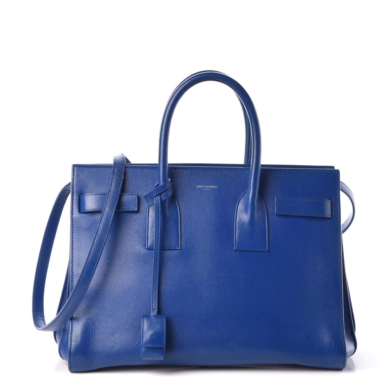 Saint Laurent Calfskin Small Sac De Jour Blue Majorelle 1 of 7