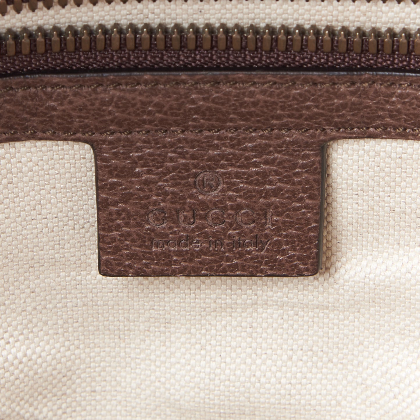 GG Supreme Monogram Calfskin Web Small Ophidia Day Backpack Beige Ebony New Acero